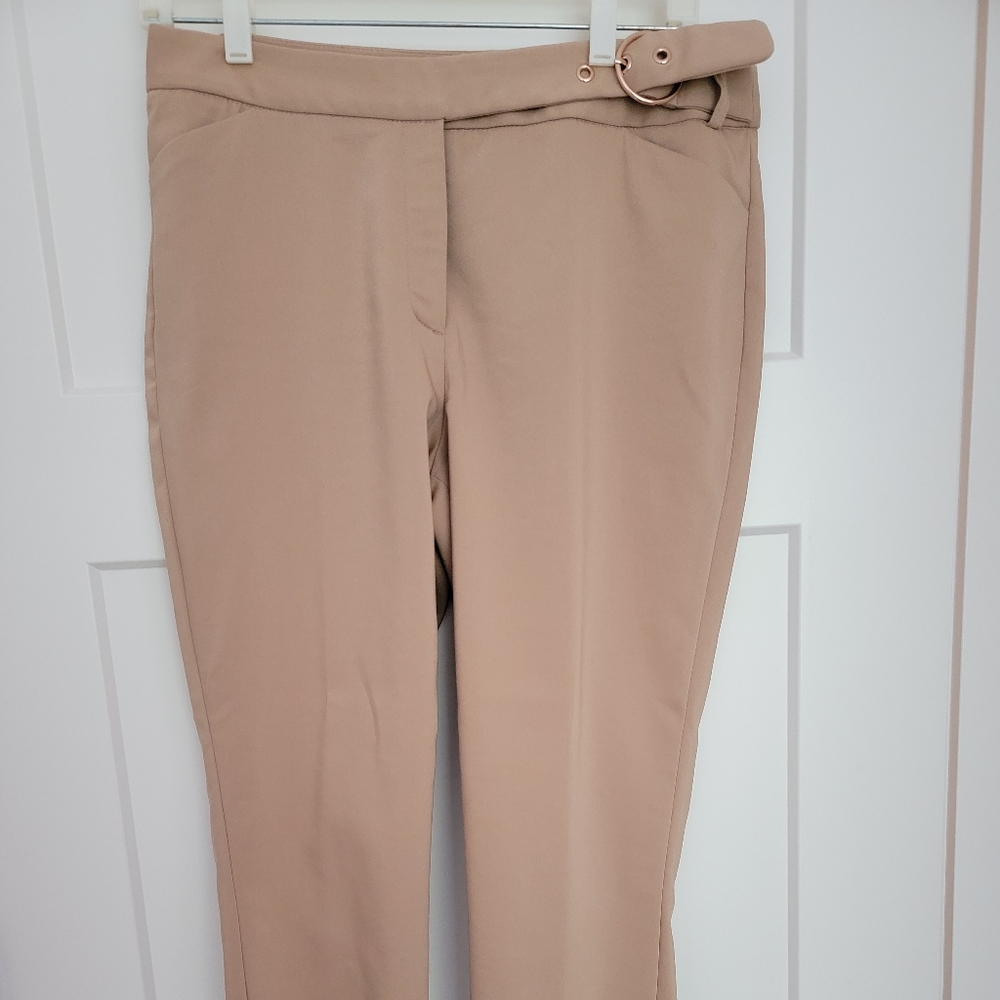 Beige cigar style pants from Ivanka Trump